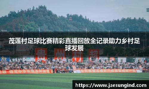 茂莲村足球比赛精彩直播回放全记录助力乡村足球发展