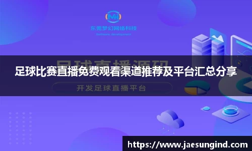 足球比赛直播免费观看渠道推荐及平台汇总分享